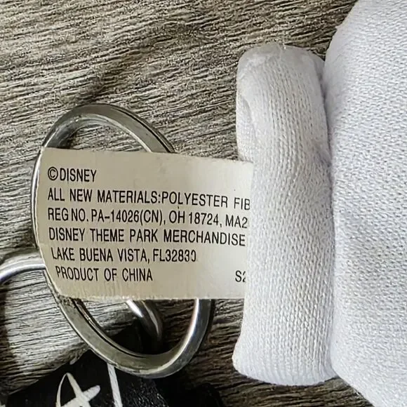Walt Disney World Reversible Pin Lanyard Trading & Mickey Mouse Glove Keychain - Picture 5 of 5